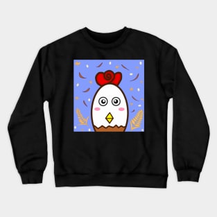 "Jiji" a cute chicken , lovely pet. Crewneck Sweatshirt